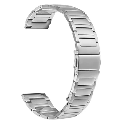 For Huawei Watch GT Runner Silver Watch Band Stainless Steel Metal Watch Strap 