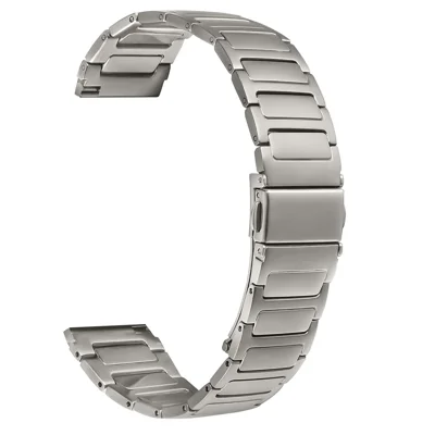 For Huawei Watch GT Runner Titanium Color Watch Band Adjustable Metal Watch Strap