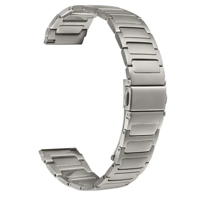 For Xiaomi Watch S1 / S1 Active Watch Band Adjustable Titanium Color Stainless Steel Metal Watch Strap