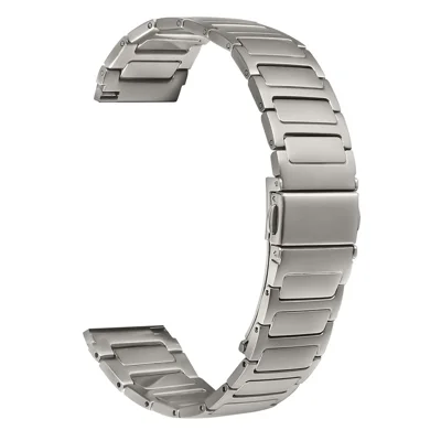 For Garmin Venu 2 Watch Band Adjustable Titanium Color Stainless Steel Metal Watch Strap
