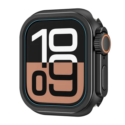 Watch Case for Apple Watch Series SE (2023) / SE (2022) / SE / 6 / 5 / 4 /  44mm Zinc Alloy + PC Protective Cover - Black