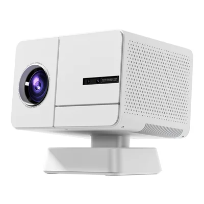 P50 Projektor Full HD 1080P z automatycznym ostrzeniem 400 ANSI do domowego kina - Biały