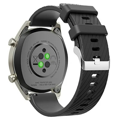 20mm Strap for Samsung Galaxy Watch 5 Pro 45mm / Watch 5 44mm / 40mm Universal Diagonal Striped Silicone Watch Band - Black
