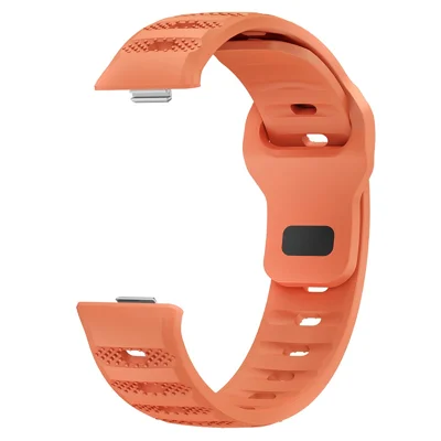 Watch Band for Huawei Watch Fit 4 Pro / Fit 4 / Fit 3 Dot Texture Silicone Wrist Strap - Orange