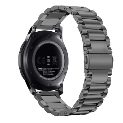 For TicWatch Atlas / Pro 5 Enduro Titanium Alloy Watch Band 24mm 3-Bead Wrist Strap - Grey