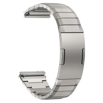 For Huawei Watch GT 4 46mm Stainless Steel Watch Strap 1-Bead Replacement Wrist Band - Silver