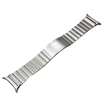For Samsung Galaxy Watch Ultra2 47mm / Watch Ultra (2025) 47mm / Watch Ultra 47mm Metal Strap with Folding Clasp Titanium Alloy Watch Band - Silver