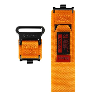 KALEBOL For Xiaomi Smart Band 10 Pro / 9 Pro / 8 Pro / Redmi Watch 6 / 5 / 4 Watch Strap Nylon Magic Tape Wrist Band - Orange
