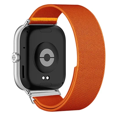 Nylon Watch Band for Huawei Watch Fit 4 Pro / Fit 4 / Fit 3 Adjustable Elastic Replacement Strap - Orange