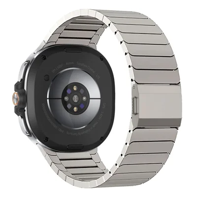 Replacement Band for Samsung Galaxy Watch8 44mm / 40mm / Watch8 Classic 46mm Stainless Steel Watch Strap - Titanium