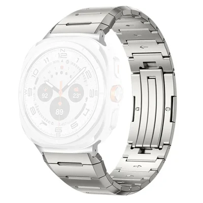 Titanium Alloy Strap for Samsung Galaxy Watch9 40mm / 44mm / Watch8 Classic 46mm / Watch8 44mm / 40mm Replacement Watch Band - Silver