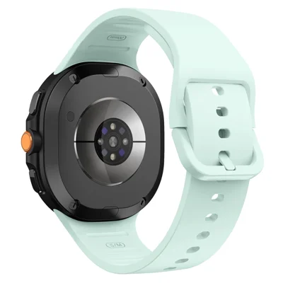 Watch Band For Samsung Galaxy Watch8 40mm 44mm / Watch8 Classic 46mm Soft Silicone Adjustable Strap Replacement - Mint Green