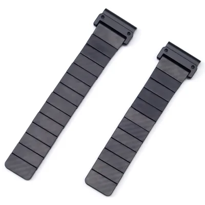 22mm Quick Release Magnetic Strap for Garmin Fenix 8 Pro AMOLED 47mm  /  Fenix 8 47mm  /  Fenix E 47mm Carbon Fiber Watch Band - Black