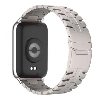 Titanlegierung-Armband für Xiaomi Smart Band 9 Pro / 8 Pro / Redmi Watch 5 / Watch 4 Armband mit Edelstahlschnalle - Titan
