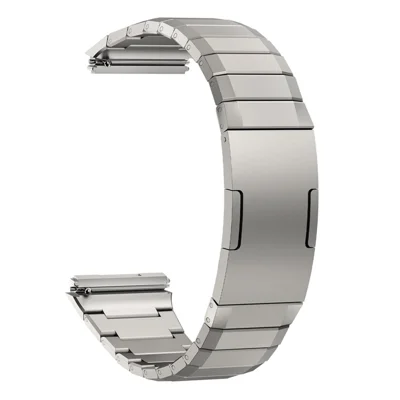 For Huawei Watch GT 6 46mm Stainless Steel Watch Strap 1-Bead Replacement Wrist Band - Silver