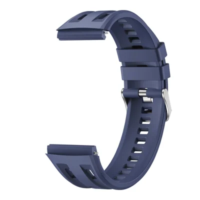 For Huawei Watch GT 6 Pro 46mm Replacement Strap Solid Color Silicone Watch Band - Blue