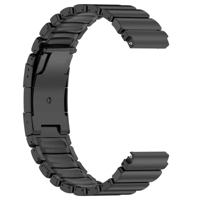 Quick-Release-22m Watch Band For Huawei Watch GT 7 46mm / Watch GT 6 46mm / GT 6 Pro 46mm / GT 5 46mm , 1-Bead Turtle Back Buckle Titanium Alloy Strap - Black