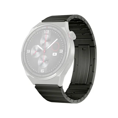 Quick-Release-22mm Titanium Alloy Watch Band for Huawei Watch GT 7 46mm / Watch GT 6  /  6 Pro  /  5  /  5 Pro  /  4  /  3  /  2 46mm Quick Release Button Replacement Strap - Grey