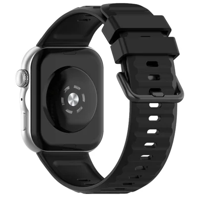 Silicone Strap for Huawei Watch Fit 5 Pro / Fit 5 / Fit 4 Breathable Sport Watch Band - Black