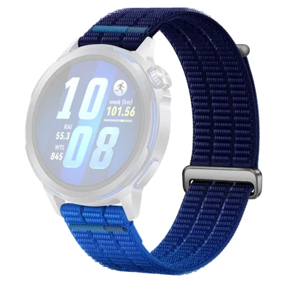 Nylon-Armband für Huawei Watch GT Runner 2, 22 mm, atmungsaktives Sportarmband in Verlaufsoptik – Blau