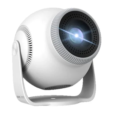 TP360 Mini Smart Projector Android 14.0 WiFi 6 Bluetooth-compatible 5.4 270 Degree Rotate for Home Outdoor - US Plug