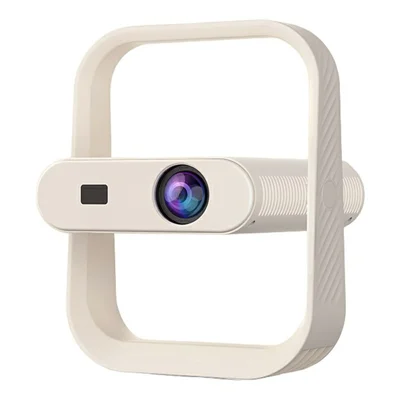 HY370 Tragbarer Mini-Projektor 720P Android 14 230 ANSI WiFi 6 Bluetooth 5.0 Heimkino - US-Stecker