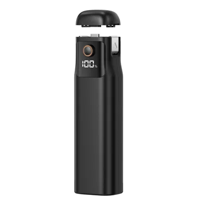 Akku-Griff für DJI Osmo Pocket 4P / 4 / 3 Kamera Ladegerät 10000mAh 22,5W PD Power Bank - Schwarz