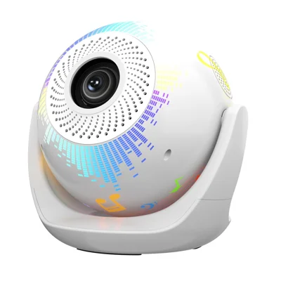 V6 Smart Projektor 8K Decodierung 200 ANSI Lumen 180° Drehung Android 14 Wi-Fi 6 Karaoke für Heimkino - EU-Stecker