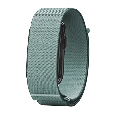 Size S  /  M For Garmin CIRQA Smart Band Nylon Strap Magic Tape Fastening Adjustable Wrist Band - Army Green