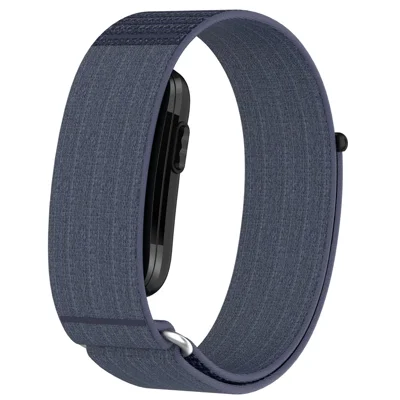 For Garmin CIRQA Smart Band Adjustable Wrist Band Woven Nylon Watch Strap - Denim Blue