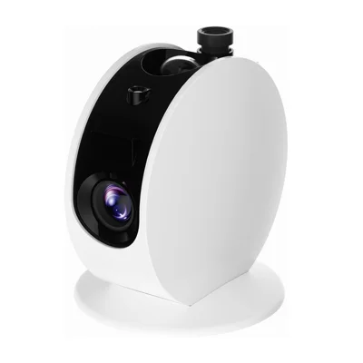 D1-BL 2-in-1 Sternenlichtprojektor mit elektrischer Fokussierung, Android, WLAN 6, kabelloses Spiegeln – Weiß / EU-Stecker