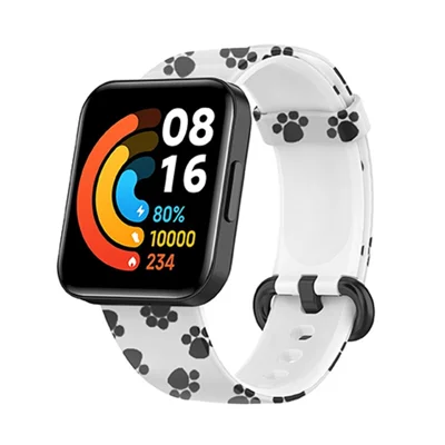 Для Xiaomi Redmi Watch 2 Lite Паттерн Печатный Ремешок для часов Регулируемый Силиконовый Смарт-Часы Ремешок - Лапа