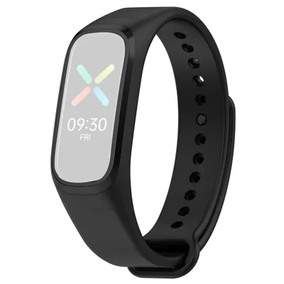 TPU Sports Watch Band for Oppo Band Vitality Edition, Adjustable Wrist Strap Replacement - Black