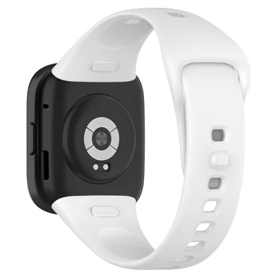 Силиконовый ремешок для часов Xiaomi Redmi Watch 3 / Mi Lite Watch 3, мягкий ремешок с быстрым высвобождением - белый