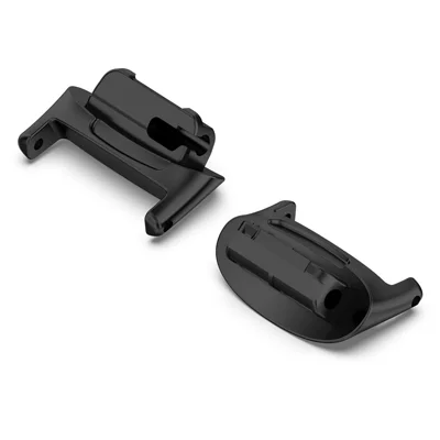 1 Paar für Fitbit Inspire 3 Watchband Adapter für 12 mm Uhrenarmband, Edelstahl-Verbindungsstück - Schwarz