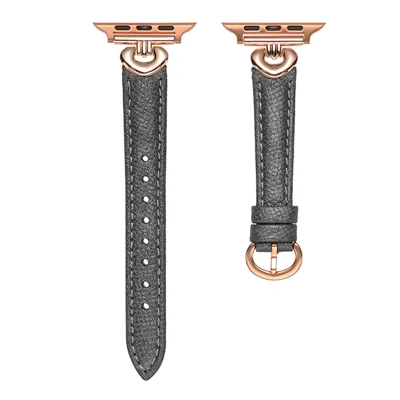 Watch Band for Apple Watch Series 12 11 10 42mm / 9 8 7 41mm / SE3 SE2 SE 6 5 4 40mm / 3 2 1 38mm Sheepskin Watch Strap - Black