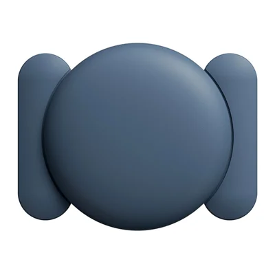 Protective Case for Apple Airtag Tracker Bluetooth-compatible Locator Anti-Loss Magnetic Silicone Cover - Blue