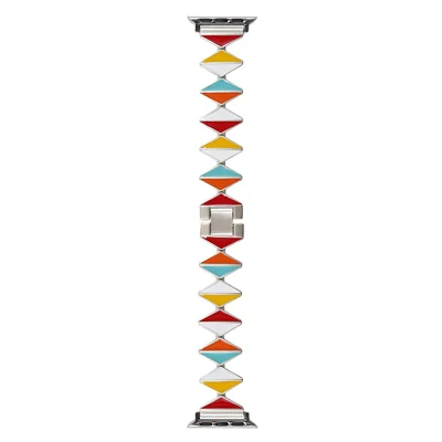 For Apple Watch Ultra 3 2 1 49mm / Series 11 10 46mm / 9 8 7 45mm / SE3 SE2 SE 6 5 4 44mm / 3 2 1 42mm Zinc Alloy Watch Band - Multi-Color / Starlight Buckle