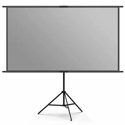 120 Inch Grey Projector Screen 16:9 Anti-Light Curtain HD 4K Projection Screen with Tripod