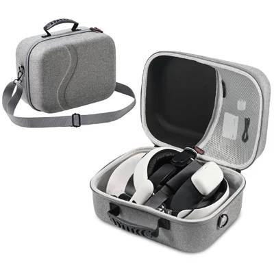 STARTRC GAMES For Meta Quest 3S Carrying Case Square Large Capacity Storage Bag - Grey