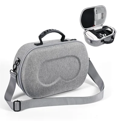 STARTRC GAMES Storage Bag for Meta Quest 3S / Quest 3 / Quest 2 Snowflake Cloth Carrying Case