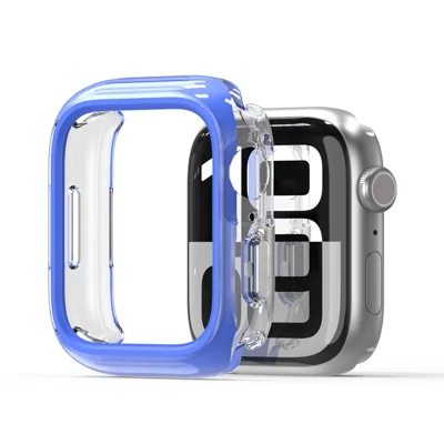 DUX DUCIS For Apple Watch Series 11 / 10 46mm  Camo Series Watch Case PC+TPU Watch Cover Protector - Blue