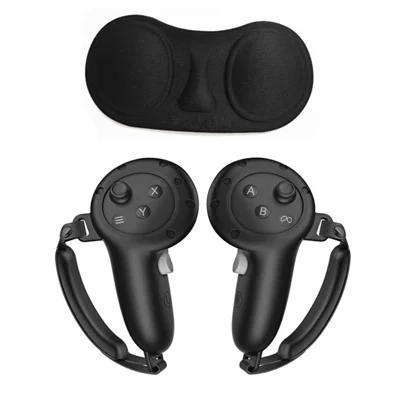 For Meta Quest 3S / 3 Controller Grips Silicone Cover with Straps and Lens Protector