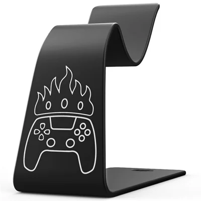 AMVR-spelkontrollhållare till Sony PlayStation 5 / PlayStation 4 / PlayStation 3 / Xbox / Betop / NVIDIA-displayställ i aluminiumlegering, svart