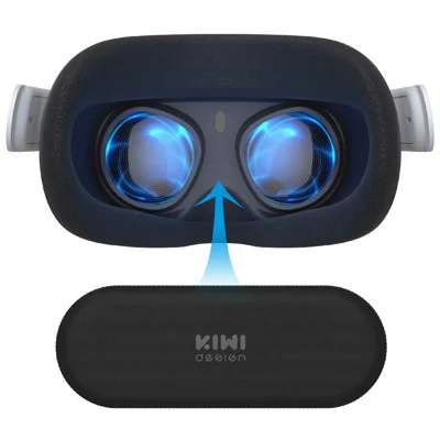 KIWI DESIGN QP01 Lens Protector Pad For Meta Quest 3S / 3 / 2 / Apple Vision Pro VR Headsets Sunlight Dust Protection
