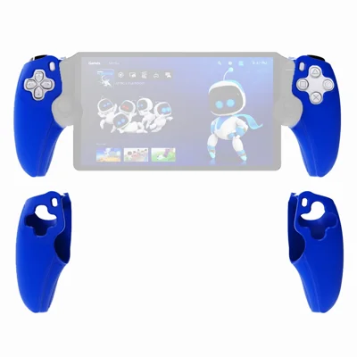 For Sony PS5 Portal Handheld Console Protective Cover Left and Right Controller Silicone Case - Blue
