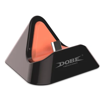 DOBE TNS-3170 til Nintendo Switch OLED / Switch 2 / Switch opladningsdok, bærbar trekantet opladningsstilling - Orange+Sort