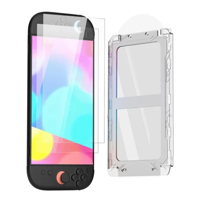 STARTRC GAMES 2 Pcs For Nintendo Switch 2 Screen Protector Tempered Glass Film with Applicator Tool