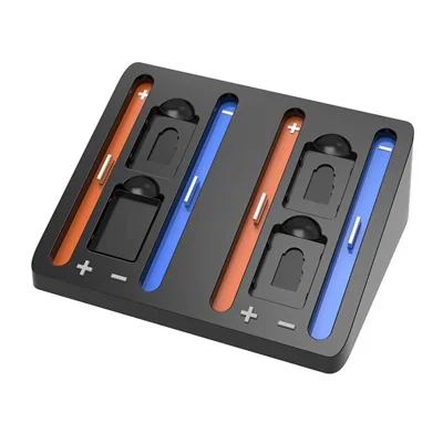 HBS-2803 For Nintendo Switch 2 Joy-Con Handle Charger Base 4 Slots Charging Dock with LED Indicator