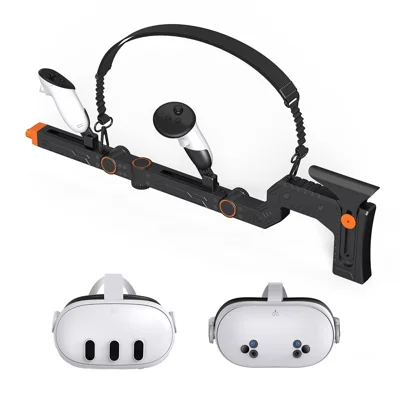 STARTRC GAMES For Meta Quest 3S / Quest 3 Magnetic VR Gunstock Enhanced Shooter Gaming Experience